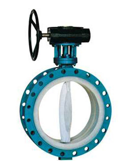 Fully PTFE‑lined Flanged Butterfly Valve