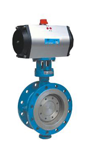 Pneumatic Metal‑seated Butterfly Valve
